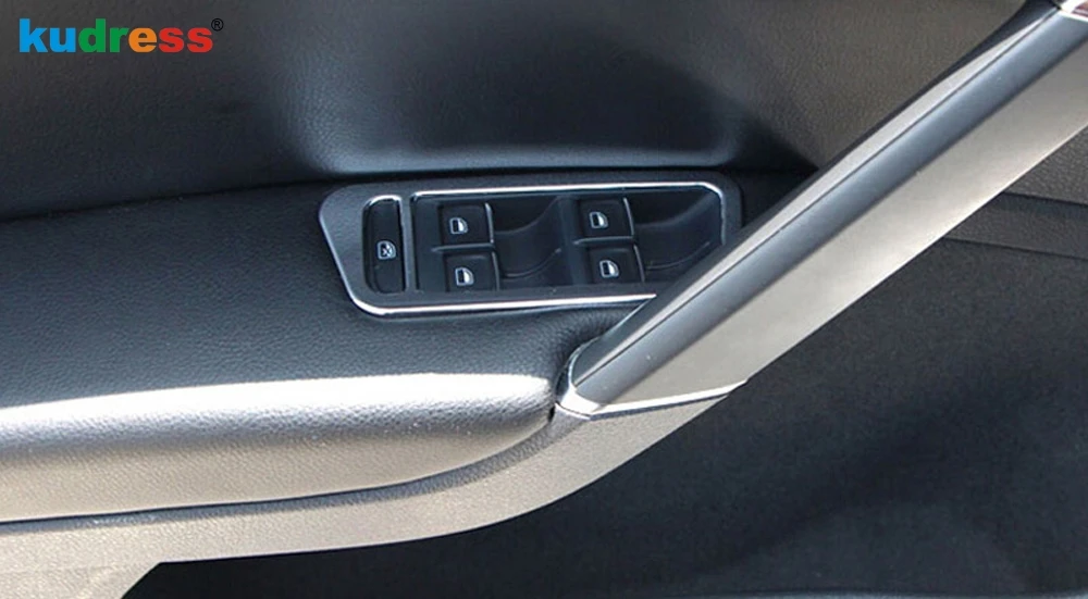 Хромированные молдинги для Volkswagen VW Golf 7 MK7 2013 2018 2019 внутренние дверные окна кнопки