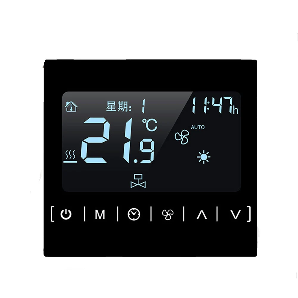 

Регулятор температуры умный термостат 85 ~ 260 В AC вентиляторная катушка термостат водный привод термостат для отопления кондиционера