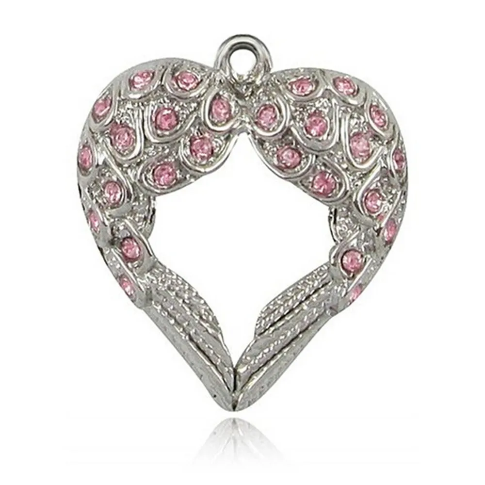 Стразы из металлического сплава с кристаллами ангел-хранитель подвески в виде