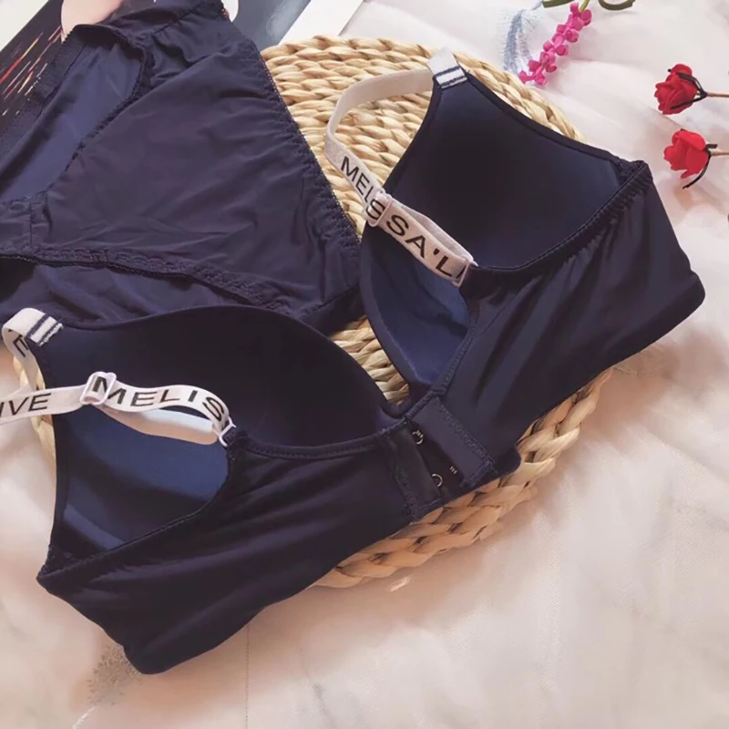 Женские бюстгальтеры PJhouse удобные Бюстгальтеры без косточек с буквенным принтом