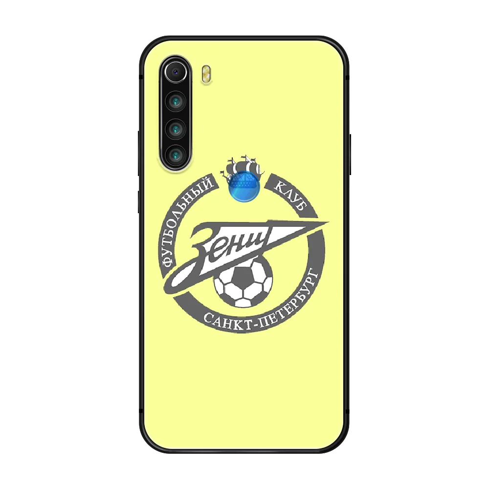 

FC Zenit Saint Phone Case Cover Hull For XIAOMI Redmi 7a 8a S2 K20 NOTE 5 5a 6 7 8 8t 9 9s pro max black prime trend cell cover