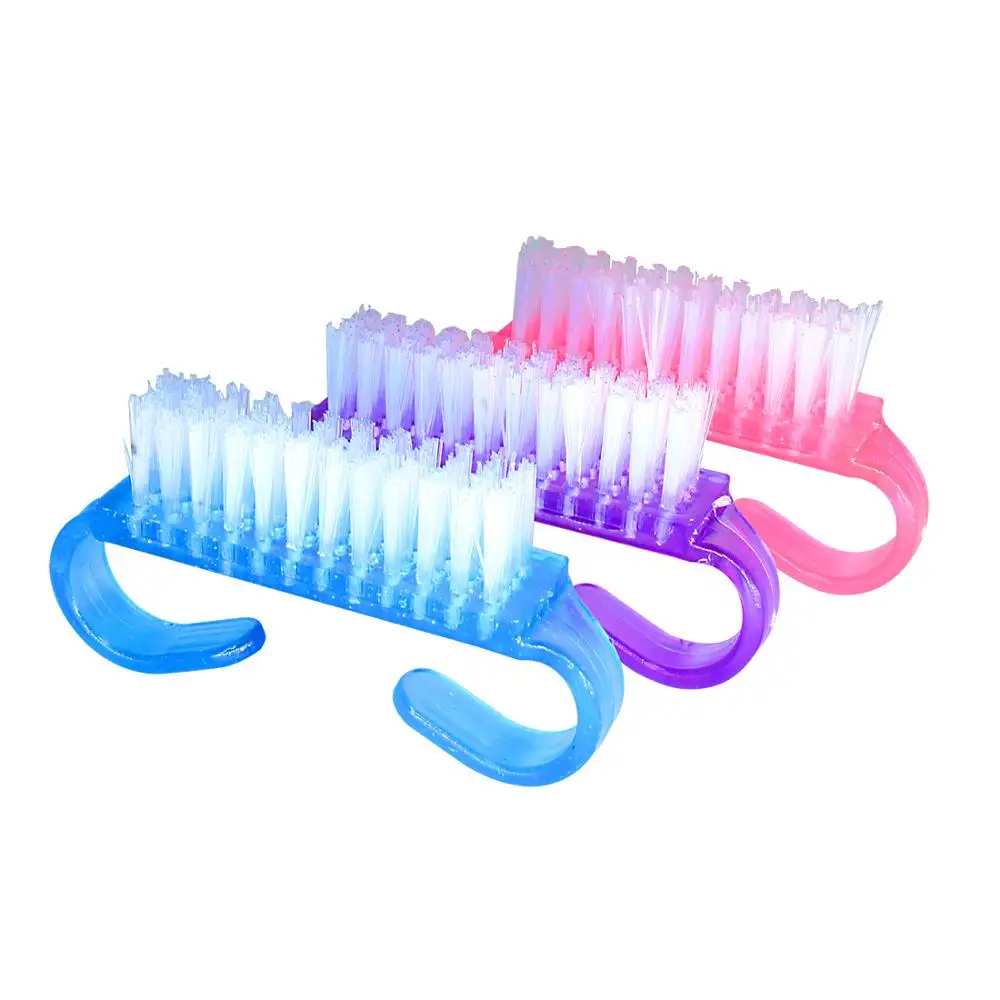 Чистящая кисточка для ногтей инструменты ухода за ногтями маникюр педикюр