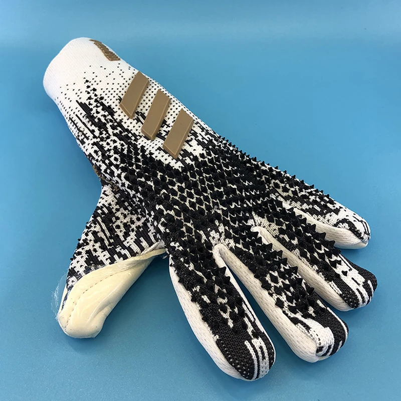 

Non Slip Professional Soccer Goalkeeper Gloves Latex Wear Resistant Football Game Goalkeeper Gloves new Goalie Glove Size 8-10