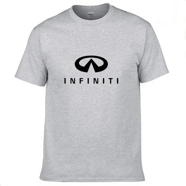 Мужская хлопковая футболка с коротким рукавом принтом логотипа автомобиля |