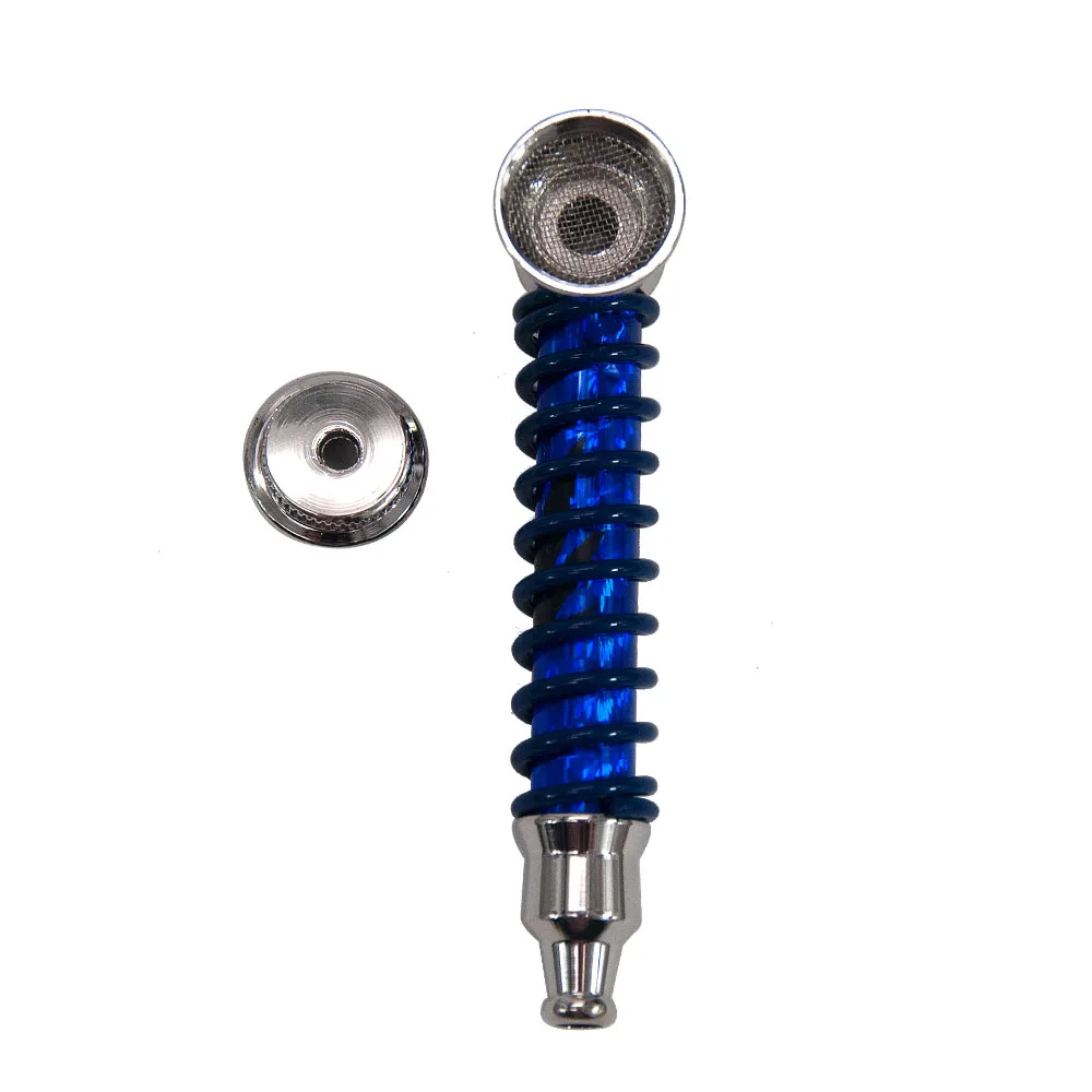 Богач собака мини металлическая курительная трубка 82 мм с металлической чашей