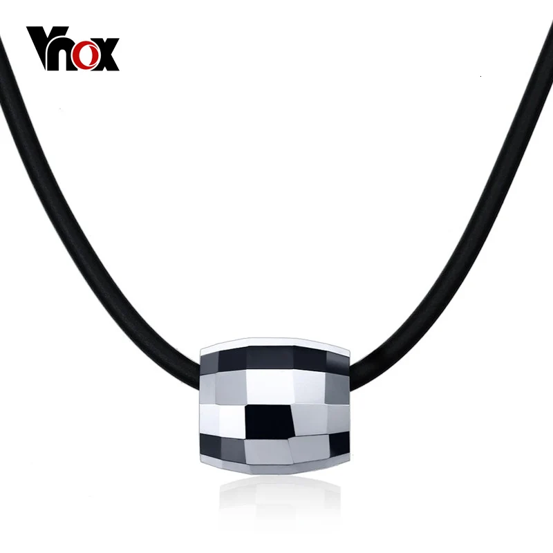 Vnox панк Вольфрам Для мужчин Цепочки и ожерелья серебро Цвет Ожерелья подвески
