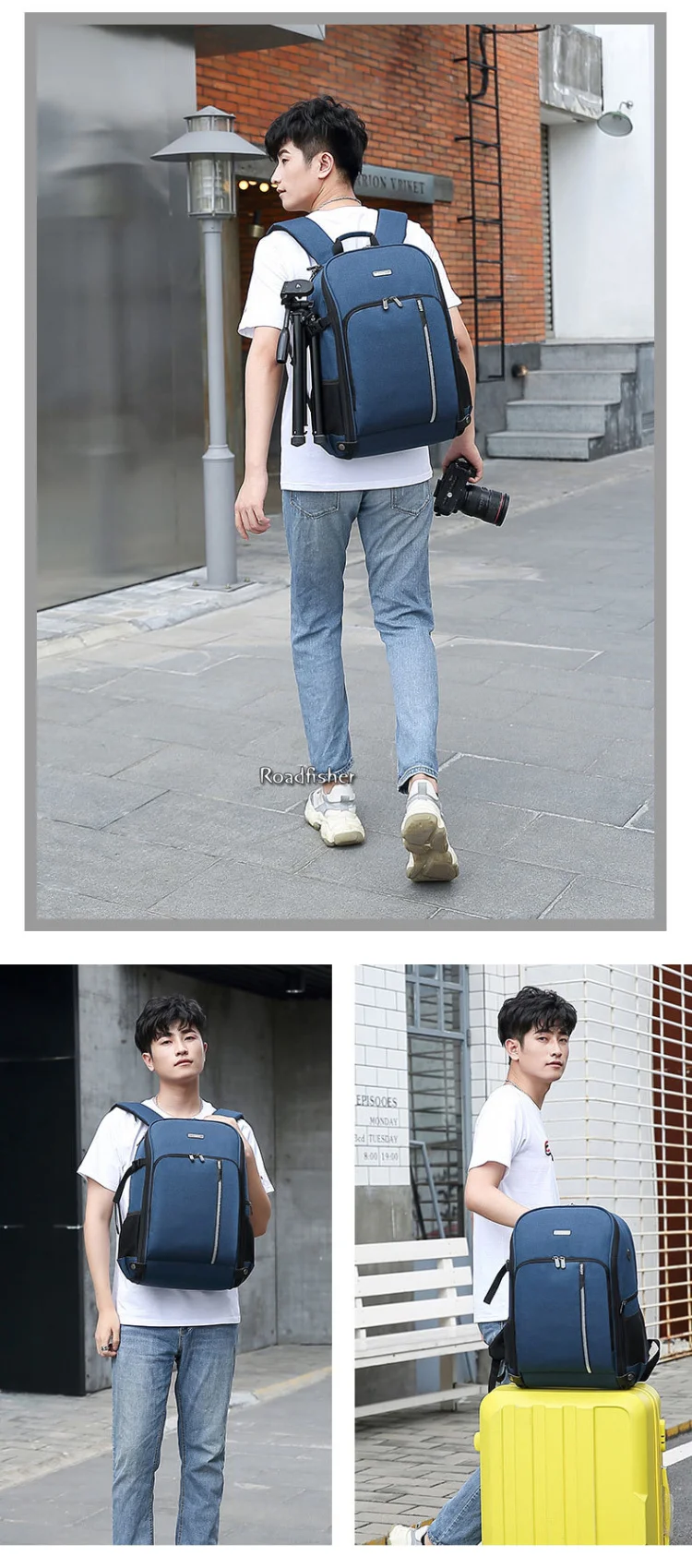 Водонепроницаемая Повседневная сумка Roadfisher для ноутбука 17 дюймов дорожный