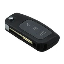 434 МГц 3 кнопки флип брелок транспондер 4D60 чип для Ford FOCUS MONDEO C MAX 2003-2010 GALAXY FO21 Blade