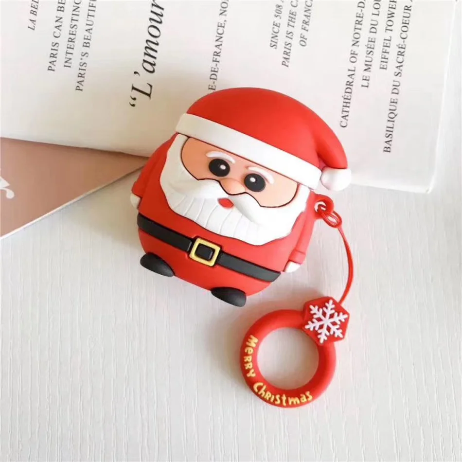 693P 3D силиконовый чехол для наушников для Airpods 2 Чехол с милой собачкой и поездом из мультфильма чехол для Airpods 1 чехол для наушников Earbods чехол с кольцом - Цвет: 693P