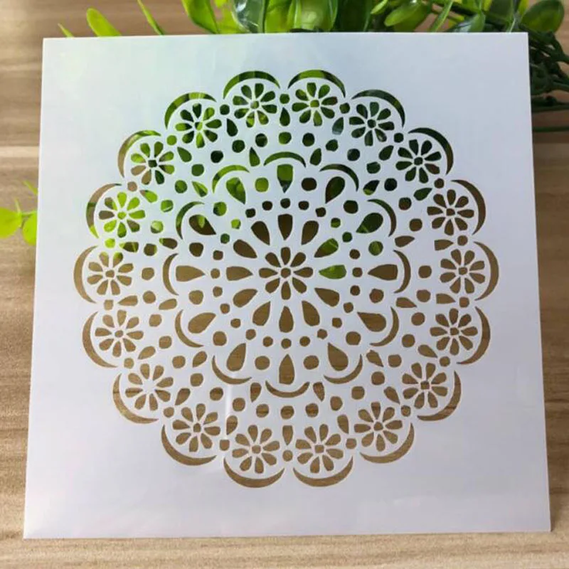 6 шт. трафареты для краски и украшения скрапбукинга фотоальбома декоративные