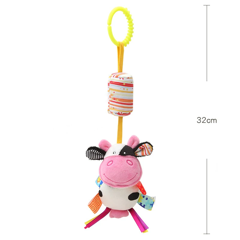 

Newborn Baby Plush Stroller Toys Baby Rattles Mobiles Cartoon Animal Hanging Bell Educational Baby Toys 0-12 Months Speelgoed