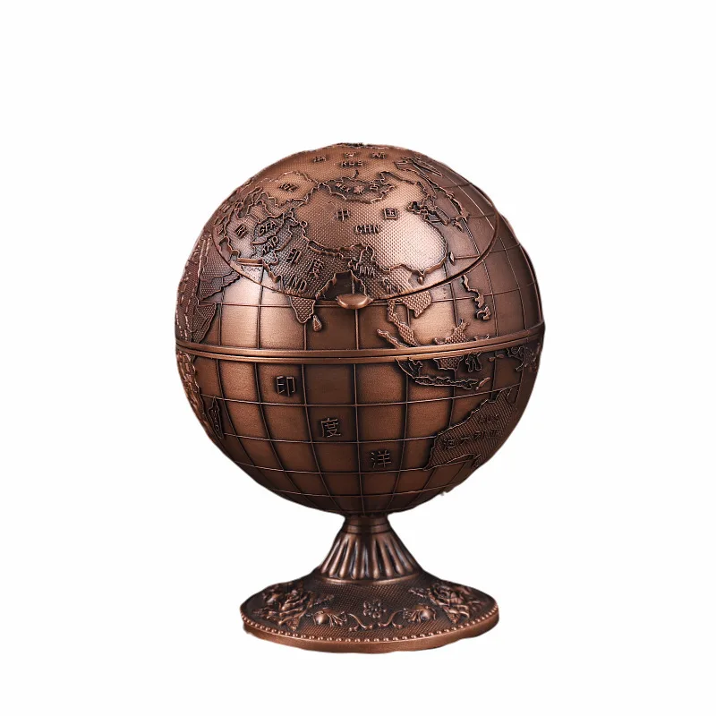 

Lighters & Smoking Accessories Ashtrays, Metal retro European globe ashtray