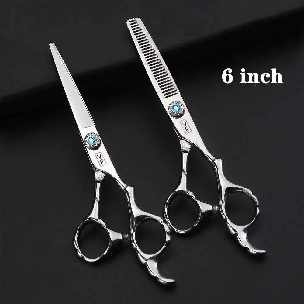 6 0 Профессиональные парикмахерские ножницы для стрижки волос Парикмахерские