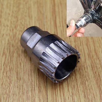 

20 Spline Axis Install Repair Tools Bottom Bracket Sealed Cartridge Mountain Bike Chainwheel Axis Remove Sleeve Square Hole