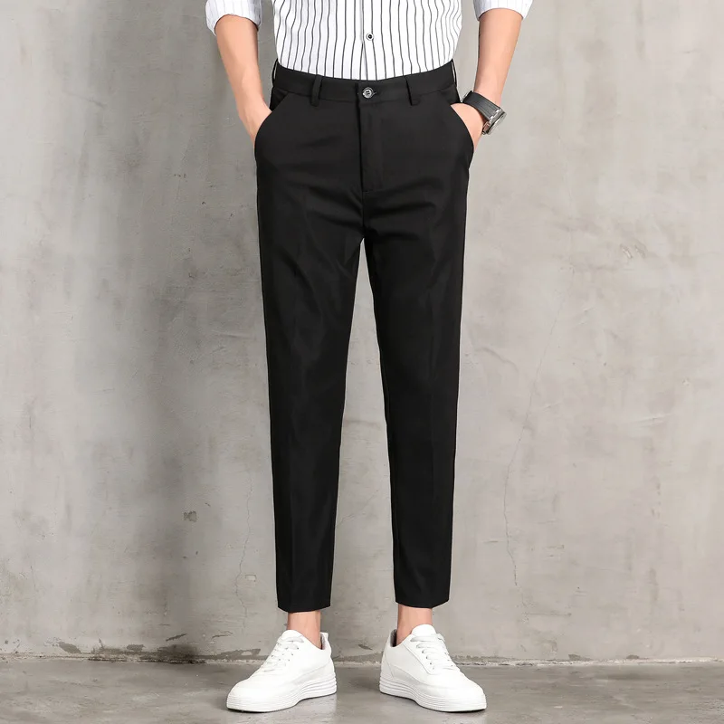

Summer thin men's casual pants youth Korean large straight men's pants