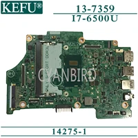 kefu 14275 1 original mainboard for dell inspiron 13 7359 with i7 6500u laptop motherboard