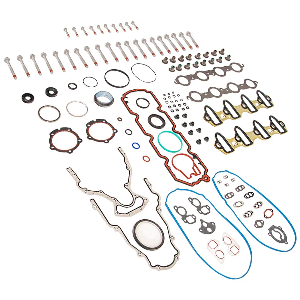 

Full Gasket Set(metal intake) & Bolts 04-09 for Chevrolet for GMC for Buick for Cadillac 5.3L 4.8L