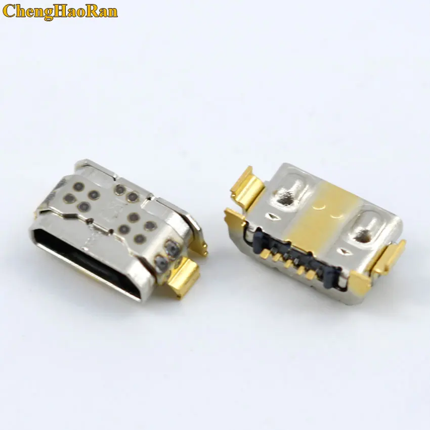 

ChengHaoRan 1000pcs For LG K9 X210 LM-X210EM LMX210EM Charging Port Connector Micro USB Connector Jack Micro USB Socket Charger