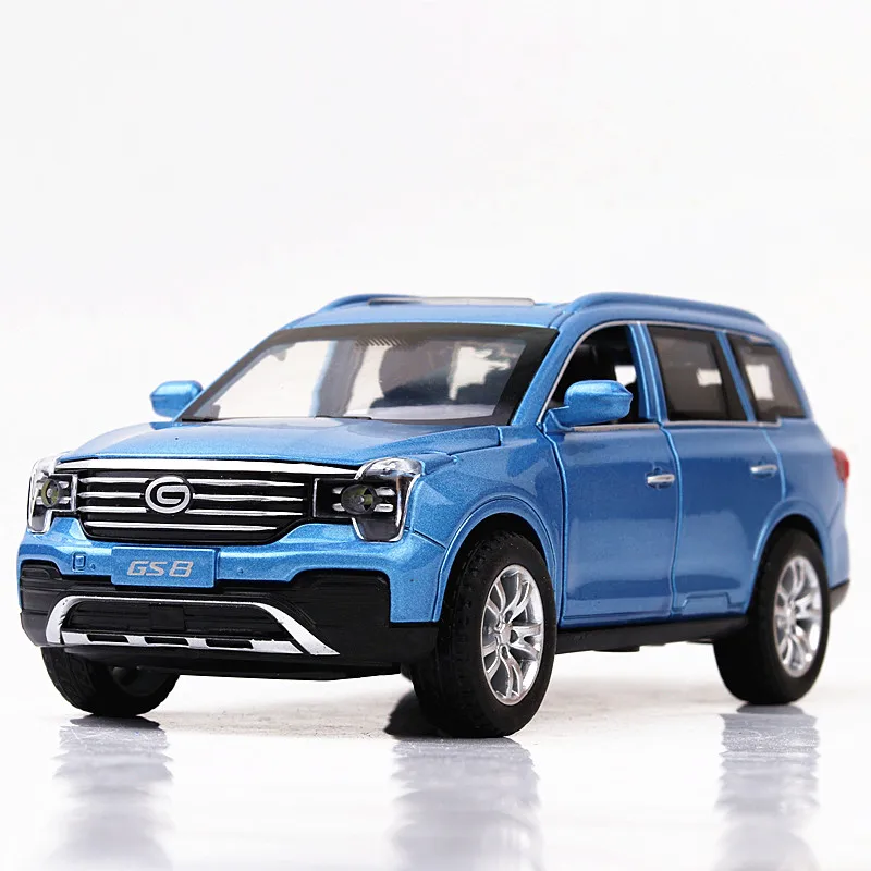 1:32 новинка GS8 со звуком и светильник игрушка из сплава модель автомобиля игрушки
