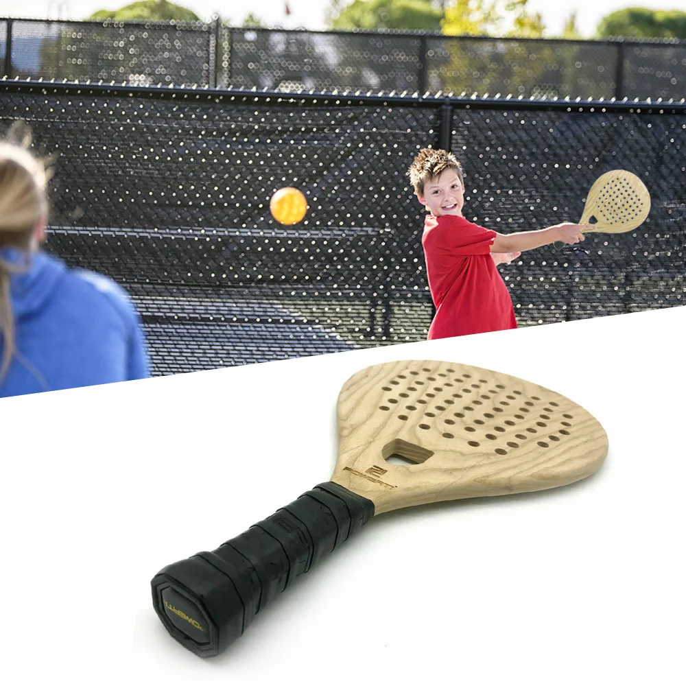 

Деревянная ракетка для пиклебола с эргономичной подушкой для использования в помещении и на улице