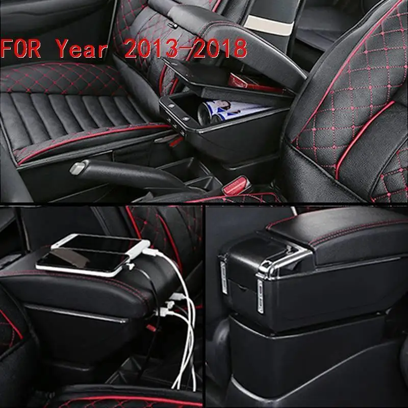 Automovil аксессуар модификация модифицированные накладки для салона автомобиля подлокотник для автомобиля-Стайлинг подлокотники 13 14 15 16 17 18 для Skoda Rapid