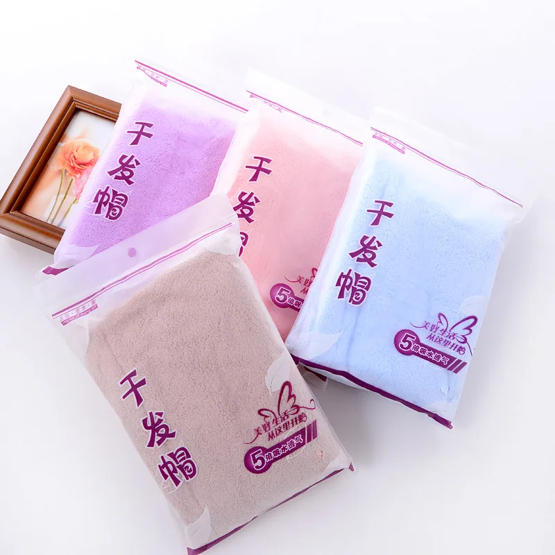 Супервпитывающая шапочка для сухих волос ванны утолщенная быстросохнущая