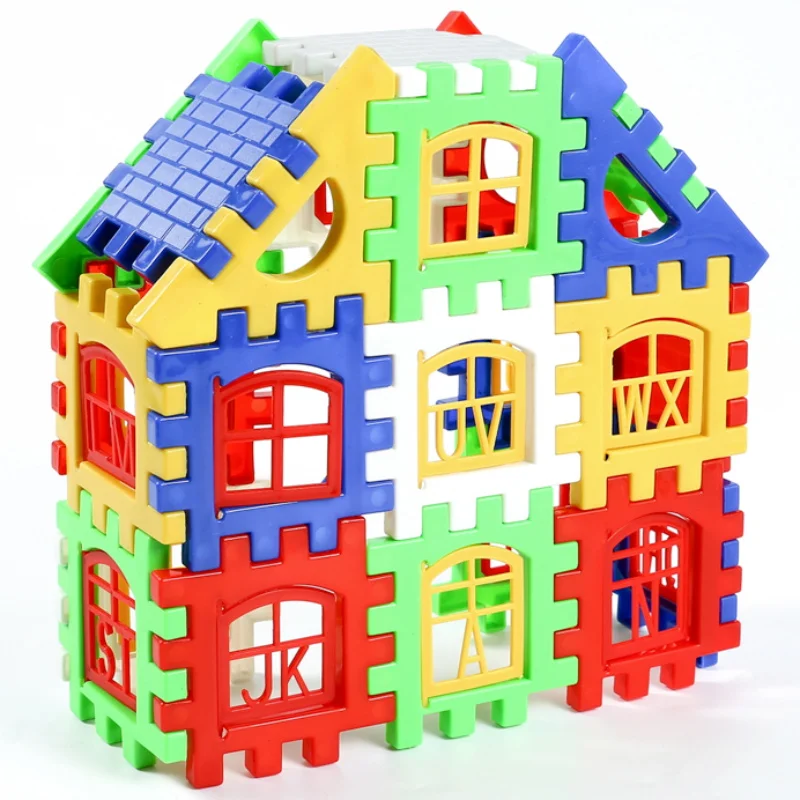 24 шт. DIY строительные блоки кирпичи игрушки сборные Совместимые различные