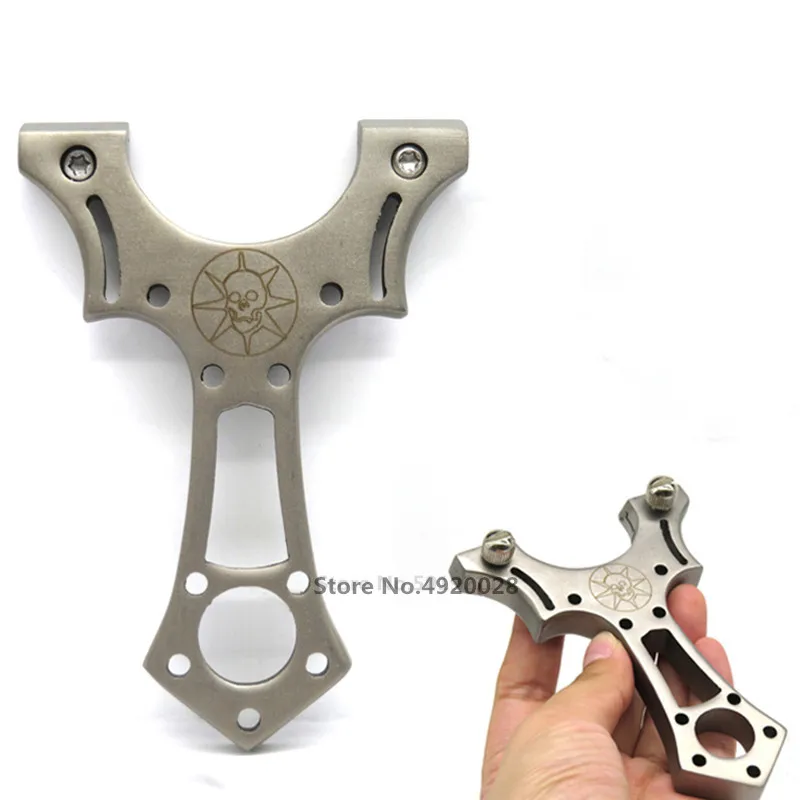 Мощная Рогатка катапульта для охоты из нержавеющей стали и резиновой ленты