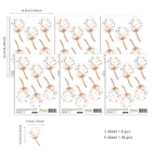 Настенные стикеры в стиле бохо для детской комнаты с одуванчиком для детской комнаты для маленьких девочек и мальчиков домашний декор теплые винтажные стикеры в скандинавском стиле