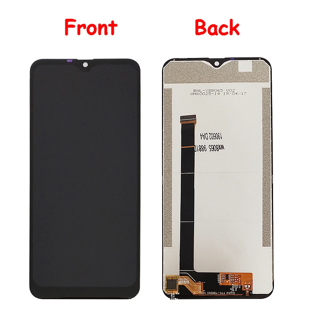 6 1 дюймовый черный для Ulefone Note 7 ЖК дисплей и сенсорный экран 100% Новинка телефона