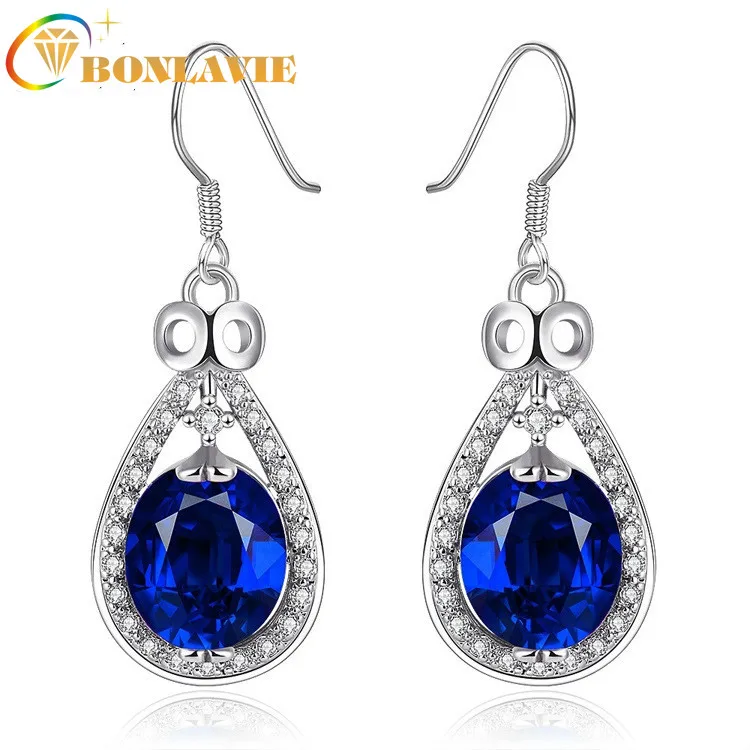 

BONLAVIE серьги из розового золота Женские украшения цветные украшения