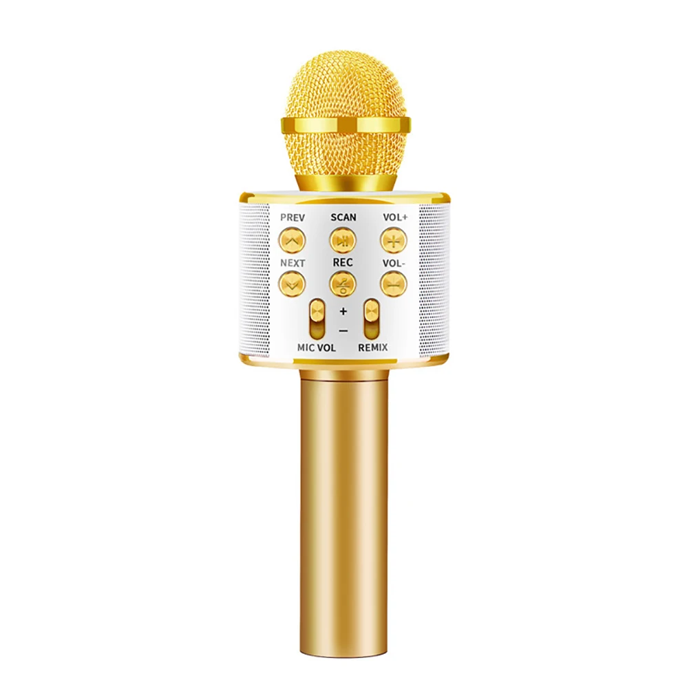 Беспроводной микрофон для караоке WS-858 USB | Электроника