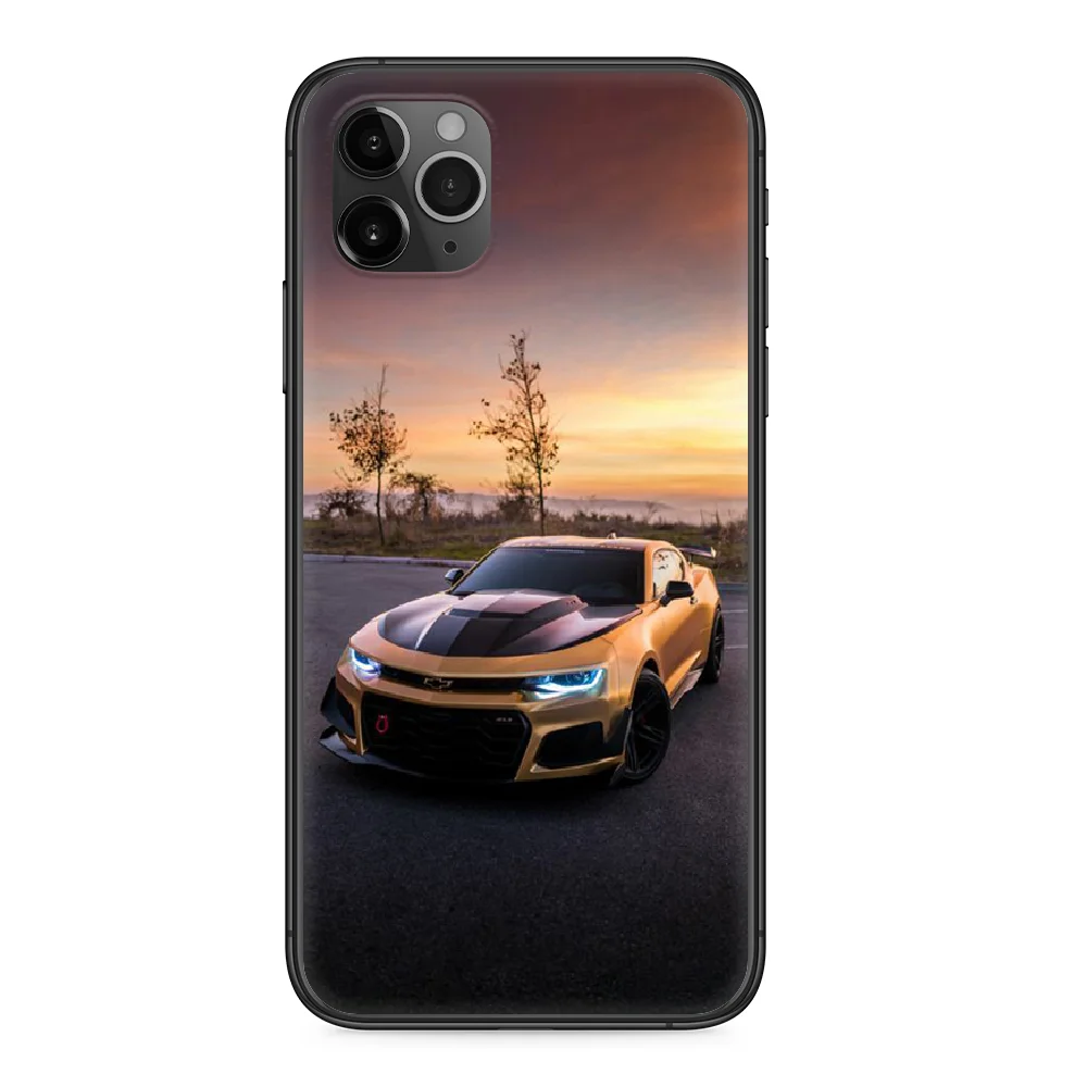 

Chevrolet Bumblebee Sports car Phone case For iphone 4 4s 5 5S SE 5C 6 6S 7 8 plus X XS XR 11 PRO MAX 2020 black cell cover