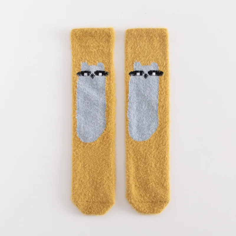 Детские осенне-зимние утепленные теплые носки для младенцев | Мать и ребенок