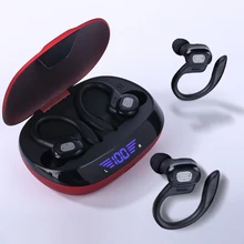 VV2 TWS Bluetooth Headphone Bass Noise Wireless   Ear Hook Sport Earphone Intelligent Noise Reduction Headset With Mic