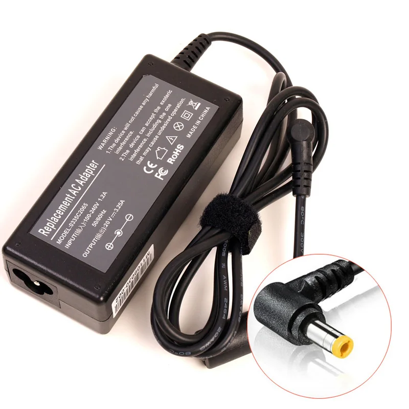 

20V 3.25A 65W Laptop Ac Adapter Charger for Lenovo IdeaPad charger G570 G550 G430 G450 G455 G460 G460A G475 G555 G560 Notebook