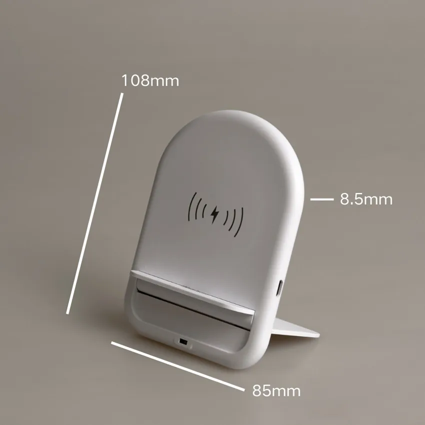 Настольный беспроводной зарядный держатель Chargeur индукция для iPhone 11 Max huawei Mate30 Pro Беспроводное зарядное устройство коврик док-станция