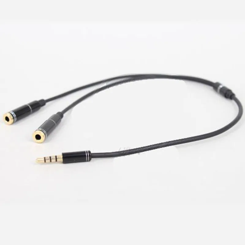 3 5 мм один папа-два женский компьютер наушники сплиттер пара обмена музыкой 1-to-2