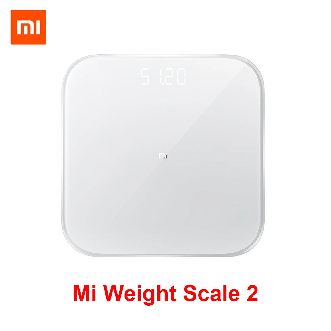 Оригинальные Xiaomi mi умные весы 2 весы для здоровья Bluetooth 5 цифровые весы Поддержка Android 4,3 iOS 9 mi fit APP - Цвет: Белый