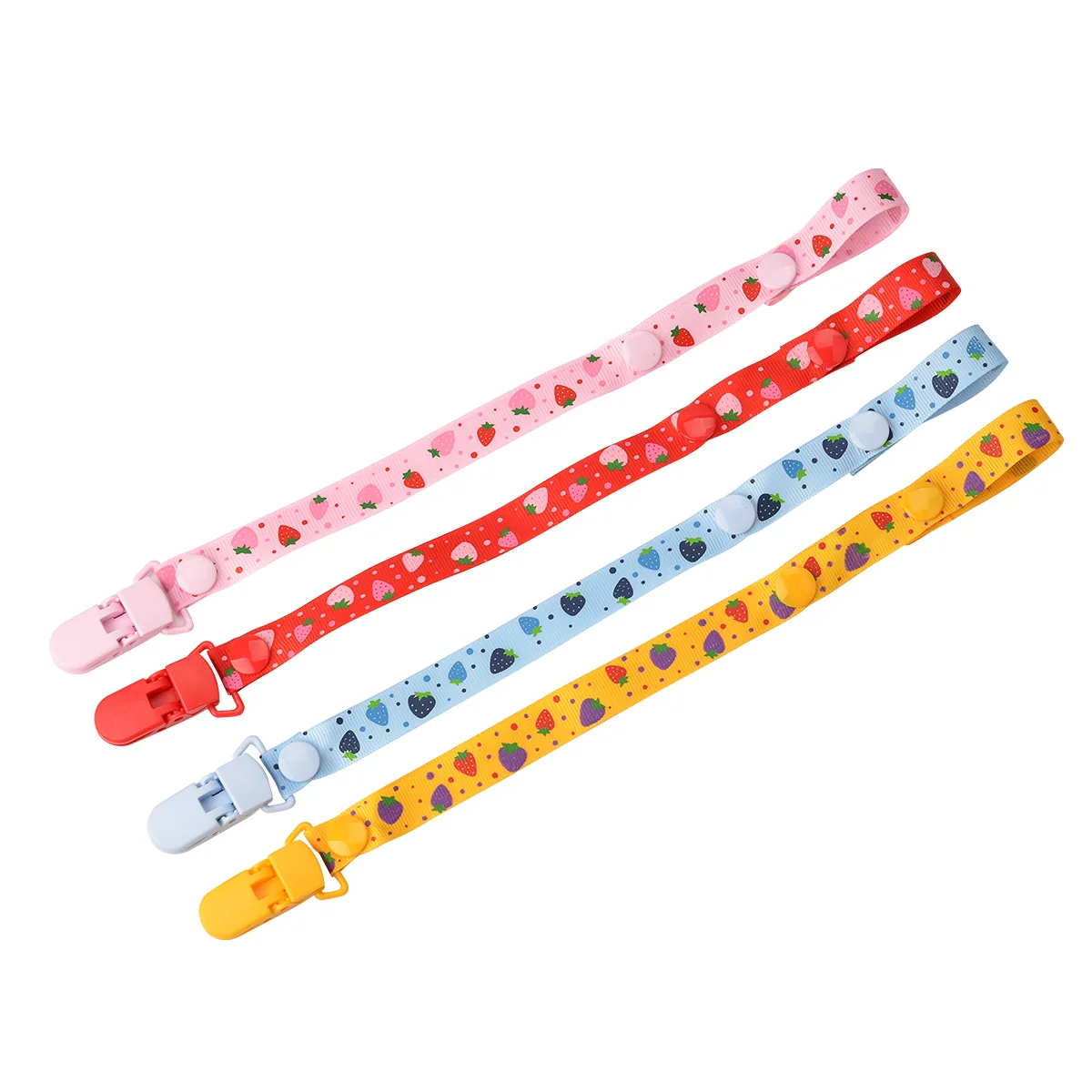 

1pc Baby Handmade Pacifier Chain Clip Dummy Nipples Holder Clip Babies Ribbon Teething Chain Toy Gifts For Cute Baby Accessories