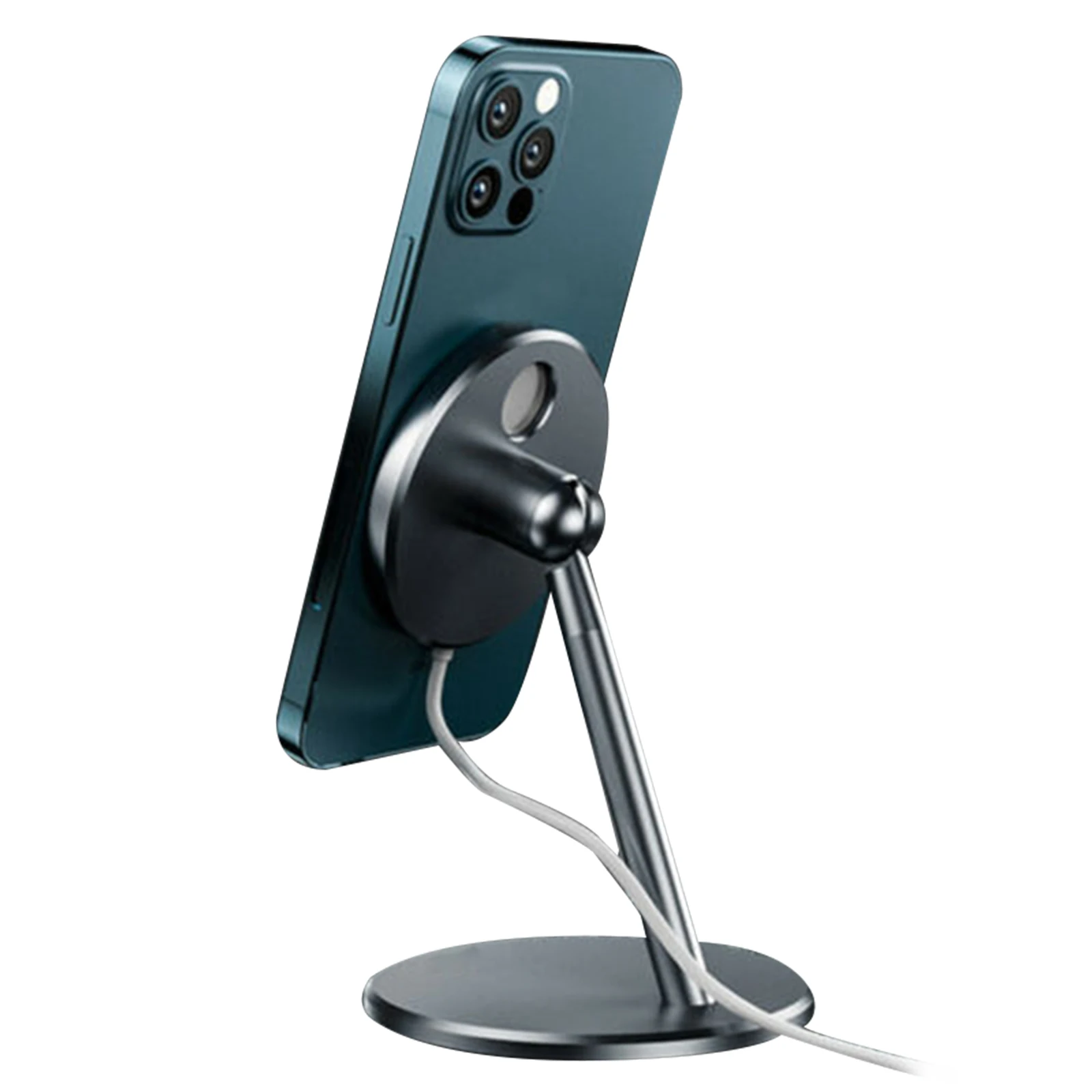 

Durable Wireless For Phone Charging Magnetic Mobile Phone Holder Flexible Stand Desktop Charging Accessories Support Telephone