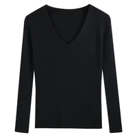 2021 womens sweater pullover black winter top woman base shirt slim undershirt womens clothing fashion