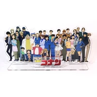 detective conan group shinichi ran kogorou hiroshi ai heiji kiddo acrylic stand figure model plate holder topper anime hm