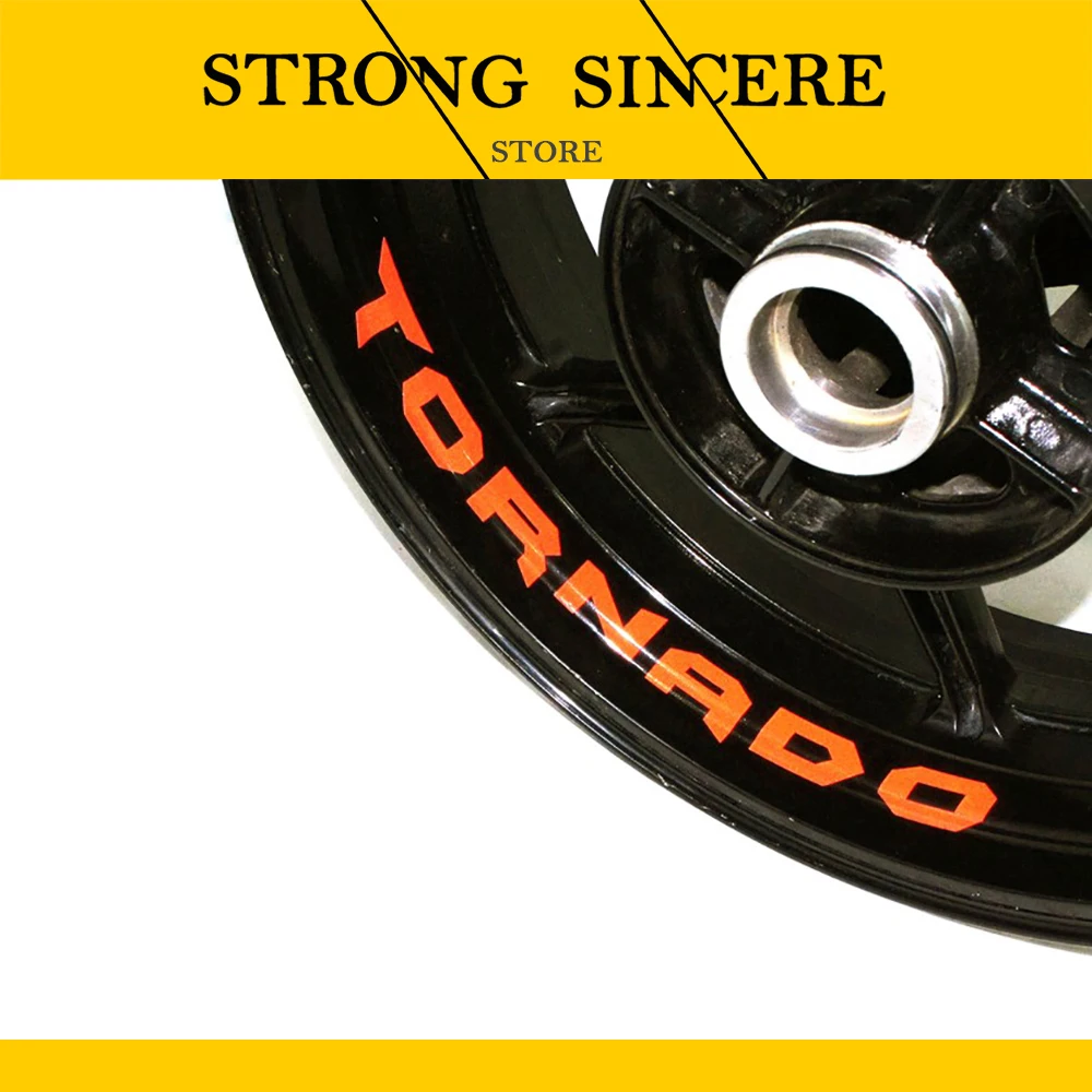 

Motorcycle Wheel Sticker Decal Reflective Rim Bike Motorcycle Suitable for APRILIA TORNADO