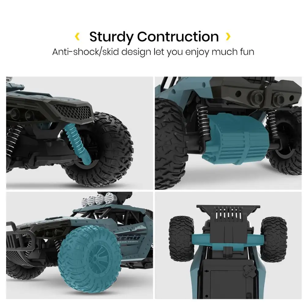 

Deerc DE36W Wifi RC Car With Camera HD 720P FPV RC Car Toys For Children 20KM/H High-Speed Drift Racing Truck Vehicle Buggy