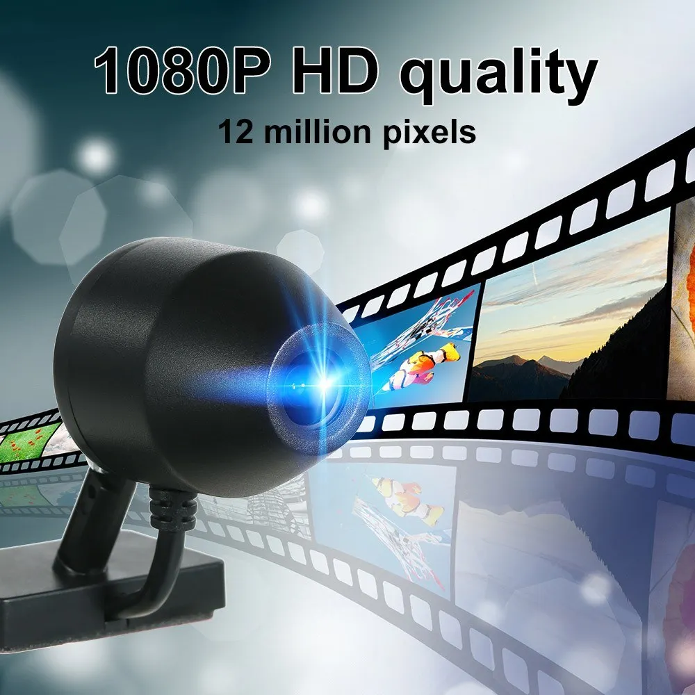 12 Million Pixels Car Dash Cam Vehicle Video Recorder Rearview Camera 170° Best Cams Black Tachograph |