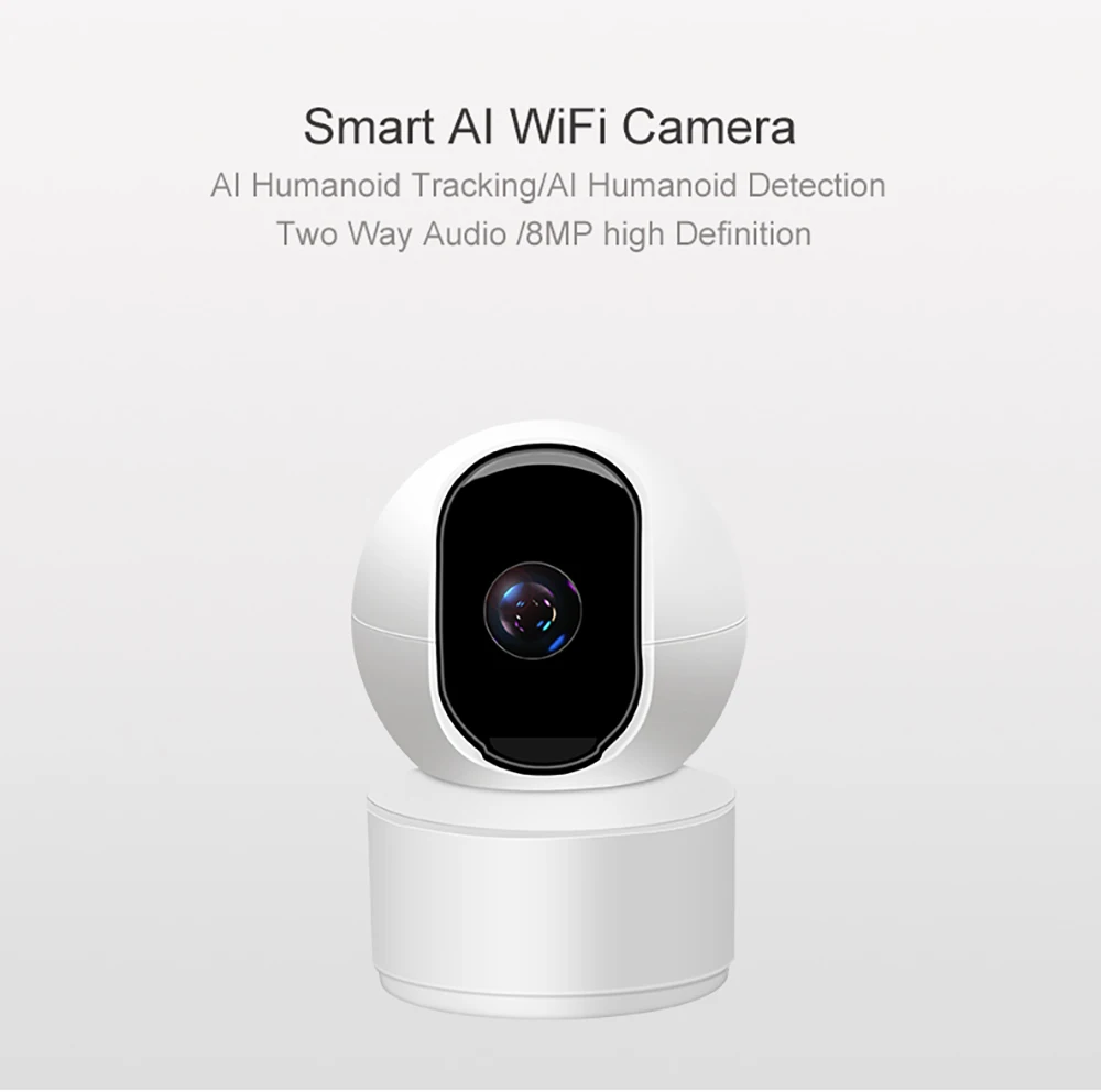 Ip камера N_eye для домашней системы безопасности 3 Мп HD 2 4 ГГц Wi Fi панорама/наклон
