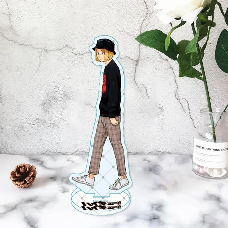 

Anime Haikyuu!! Acrylic Stand Figure Model Plate Holder Cake Topper Toys Desktop Decor for Kids Boy Gift