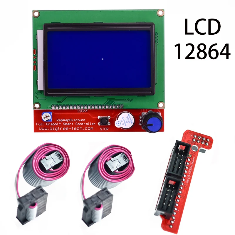 Экран для 3d принтера LCD 1602A 2004 12864 Ramps1.4 IIC/I2C модуль модульного адаптера