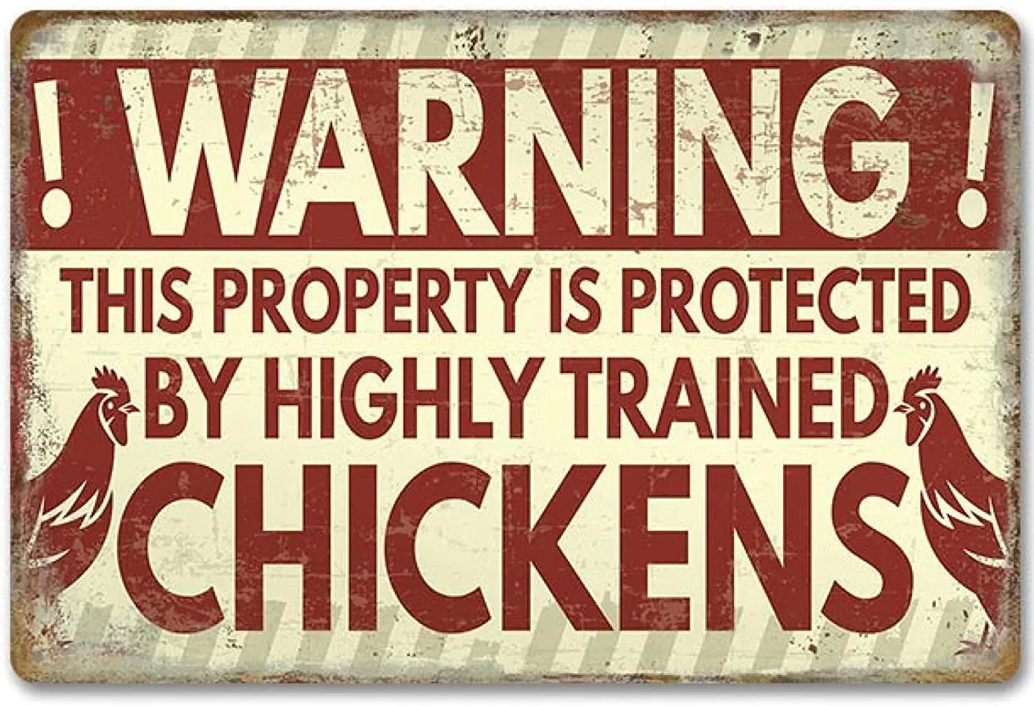 

Farm Chicken Metal Tin Sign Metal Poster Retro Tin Sign Plate Farm Man Cave Decoration 12*8 Inch